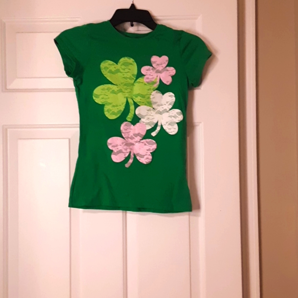 Green shamrock shirt